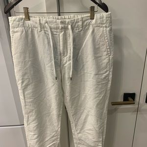Scotch & Soda Linen White Pants